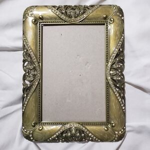 Ashleigh Manor Rococo Bronze w/gold 4x6 Pewter Picture Photo Frame